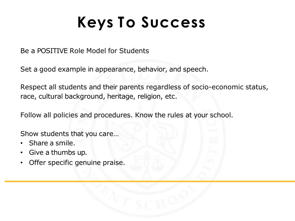 keys to success 2