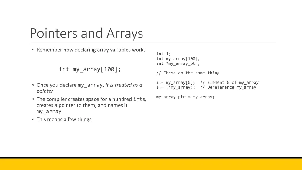 pointers and arrays 6