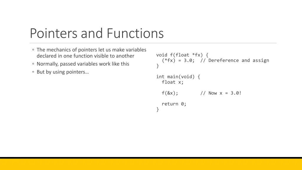 pointers and functions 2