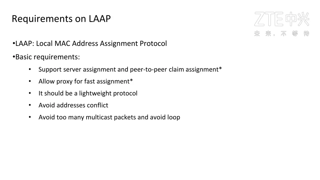 requirements on laap