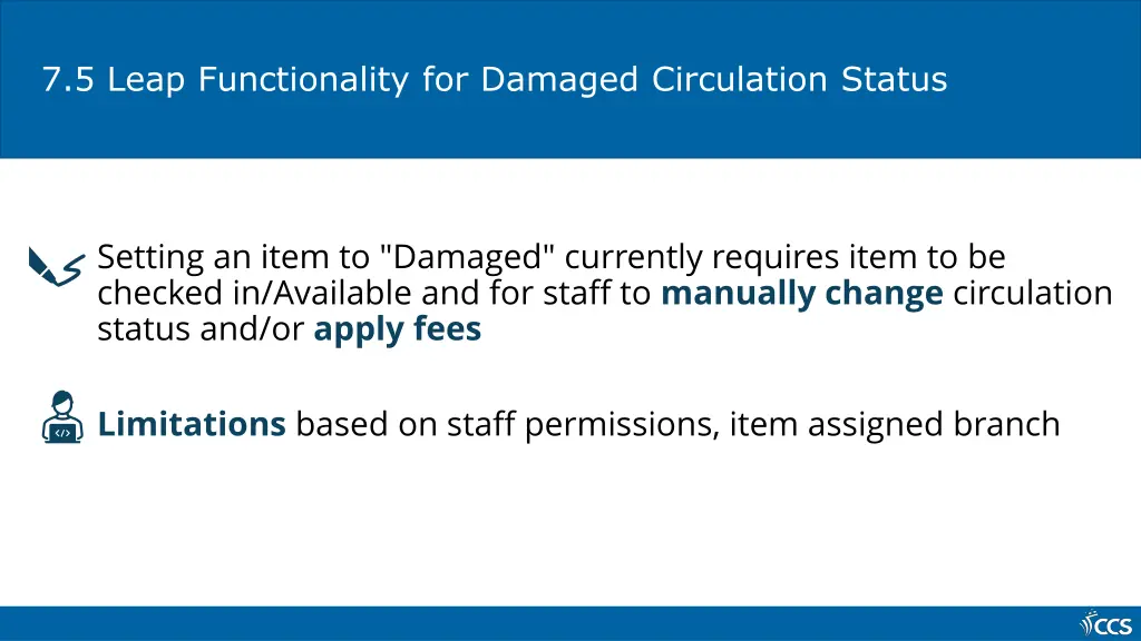 7 5 leap functionality for damaged circulation 1