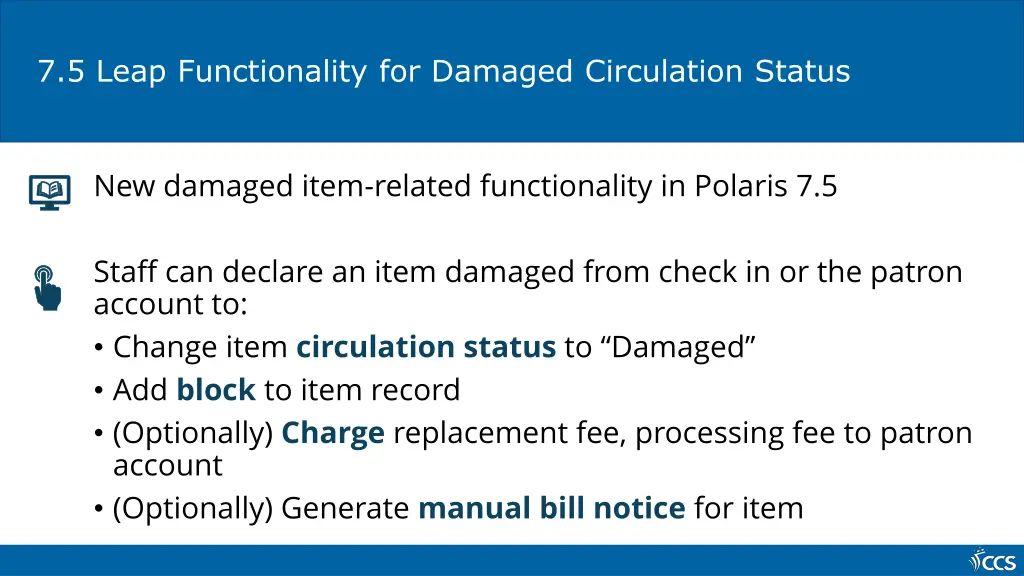 7 5 leap functionality for damaged circulation 2