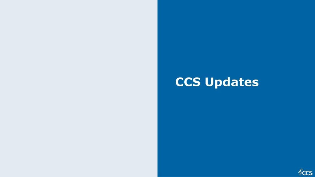 ccs updates