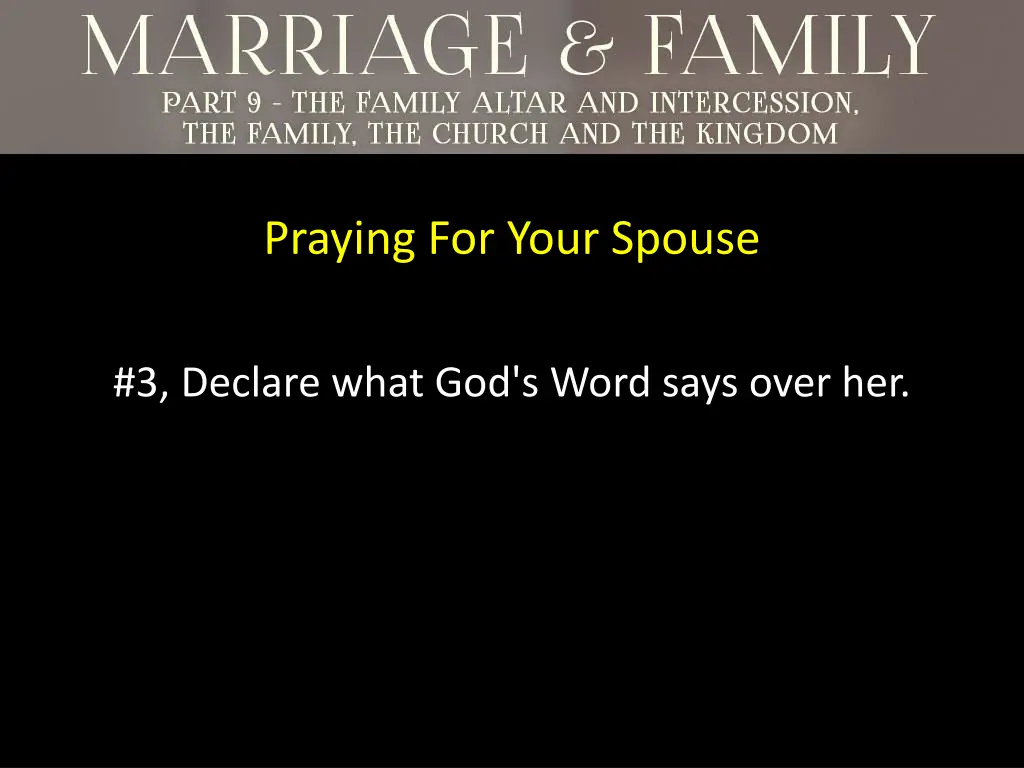 praying for your spouse 2