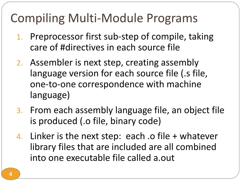 compiling multi module programs 1