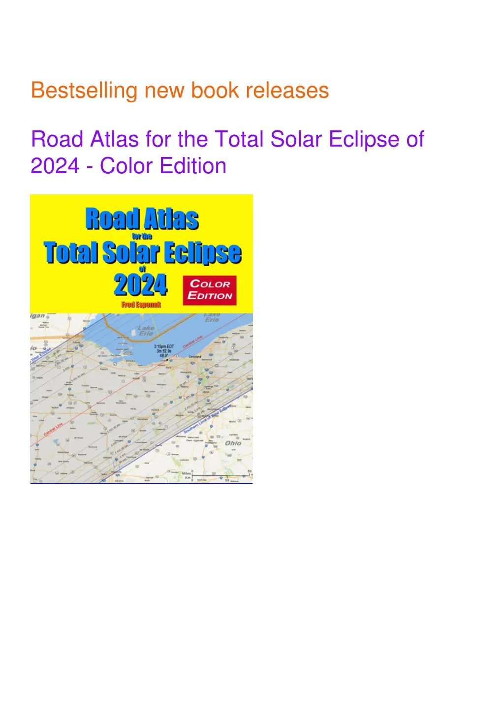 bestselling new book releases road atlas