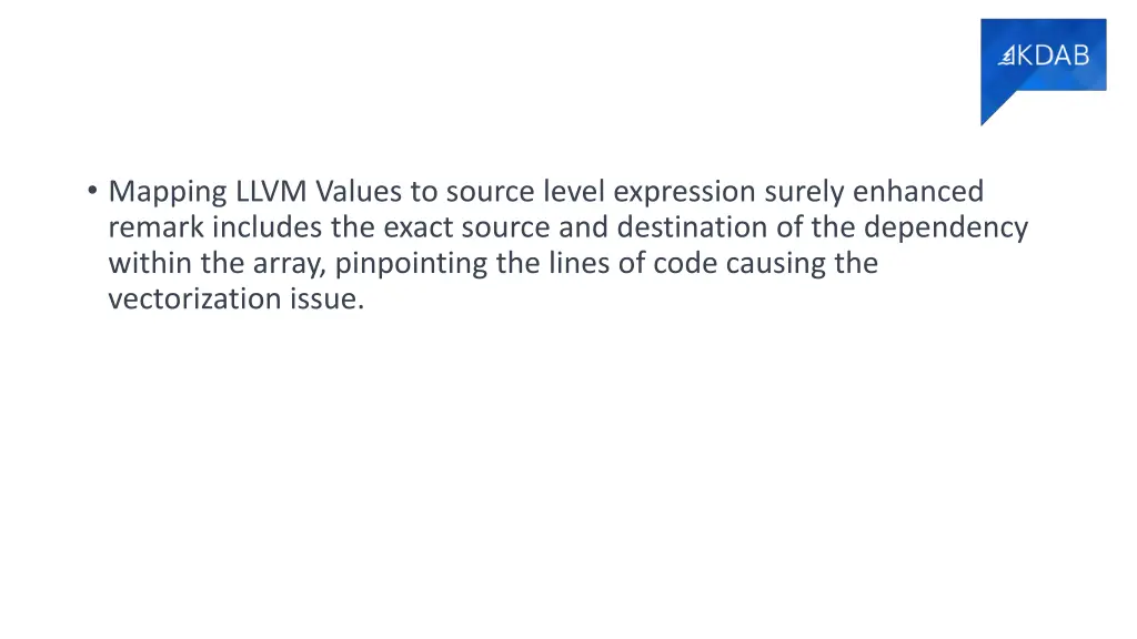 mapping llvm values to source level expression