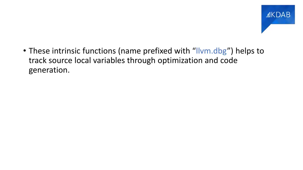 these intrinsic functions name prefixed with llvm