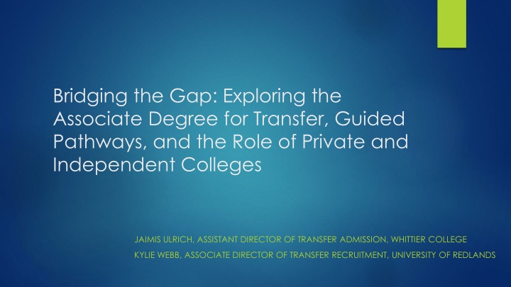 bridging the gap exploring the associate degree