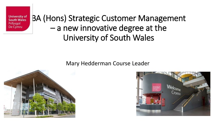 ba hons strategic customer management ba hons