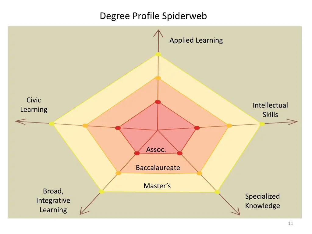 degree profile spiderweb