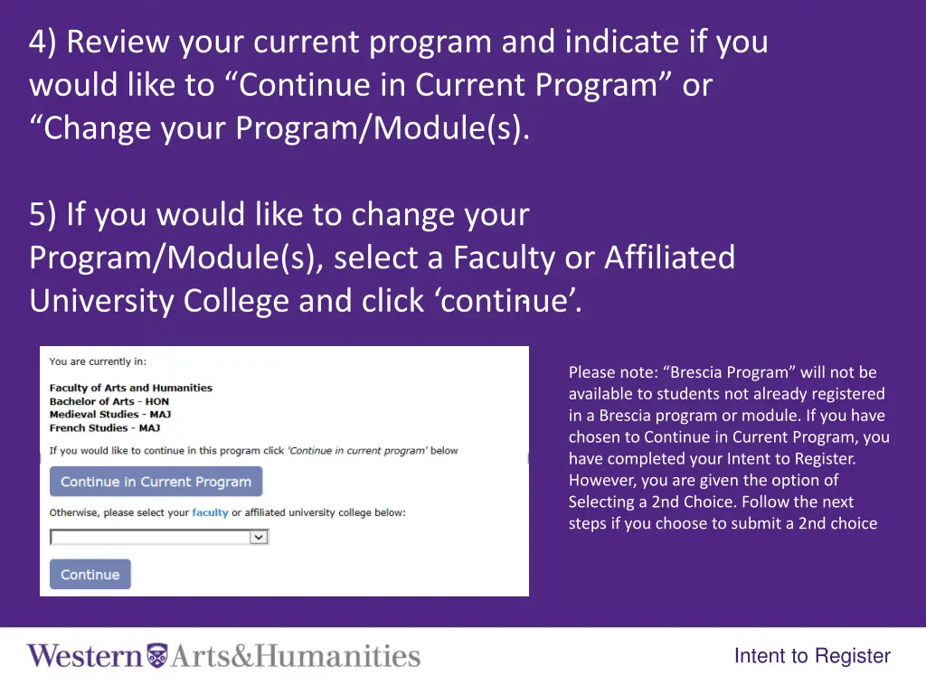 4 review your current program and indicate