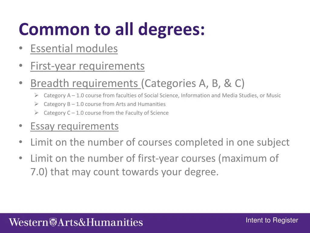 common to all degrees essential modules first