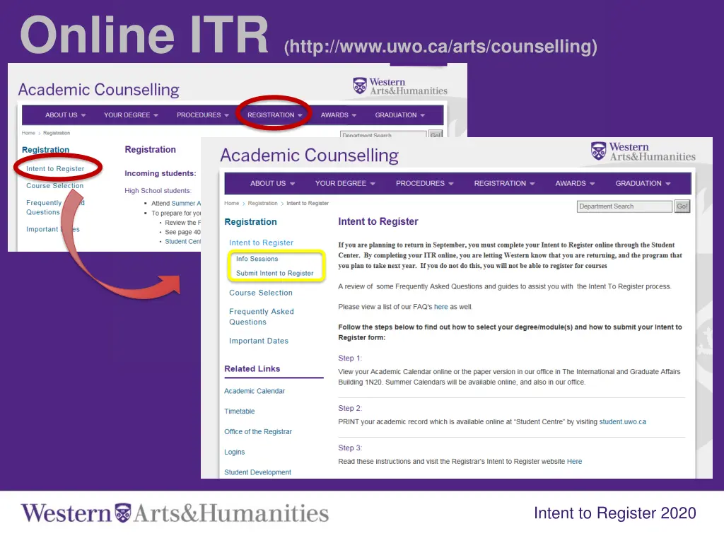 online itr http www uwo ca arts counselling