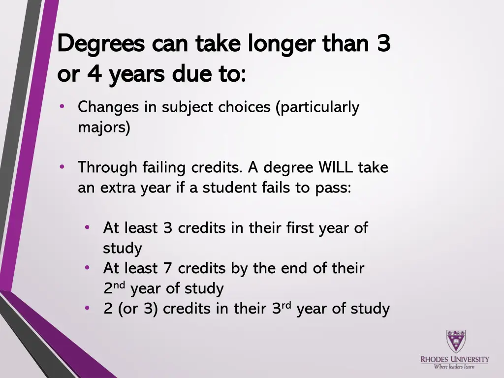 degrees can take longer than 3 degrees can take