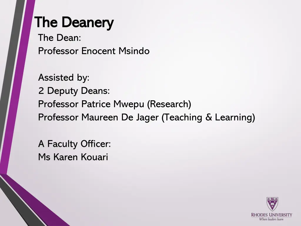 the deanery the deanery the dean professor