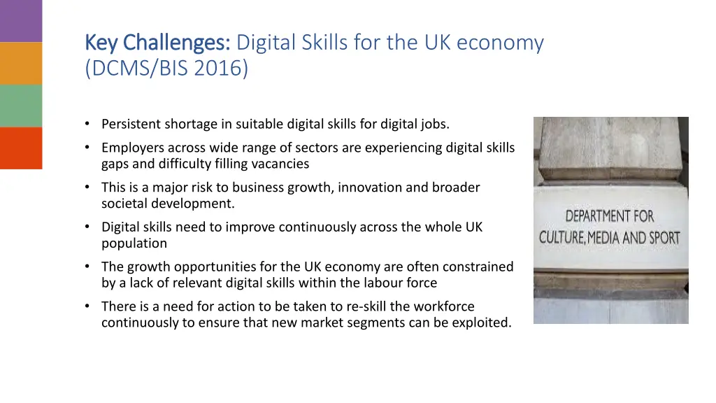 key challenges key challenges digital skills