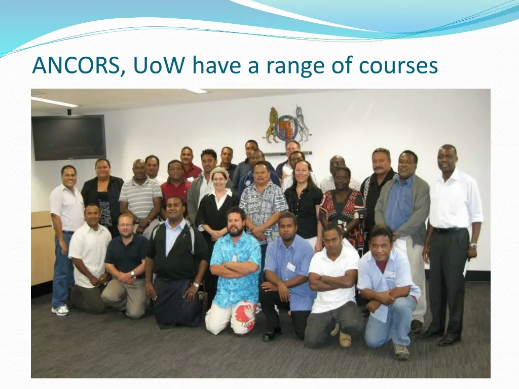 ancors uow have a range of courses