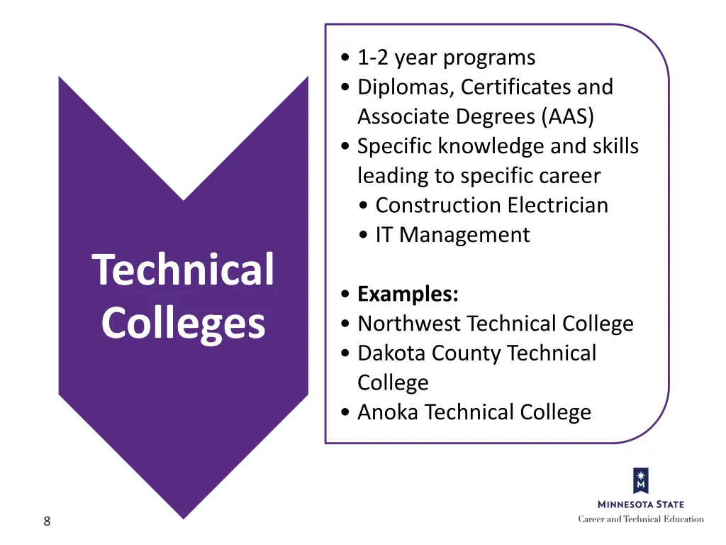 1 2 year programs diplomas certificates