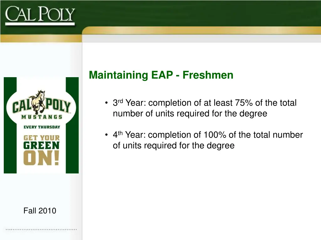 maintaining eap freshmen 2