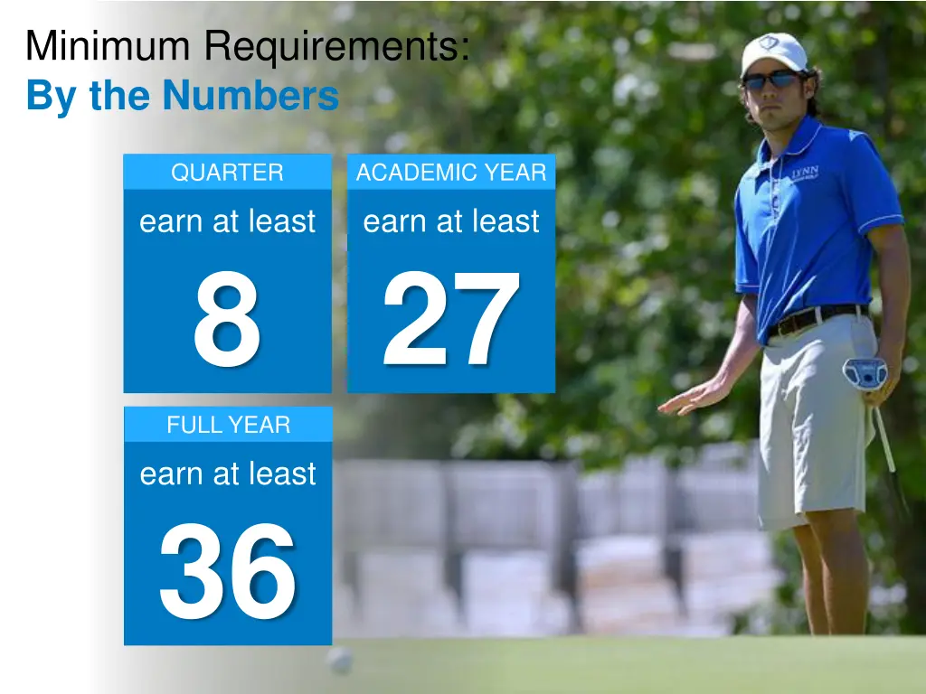 minimum requirements by the numbers 2