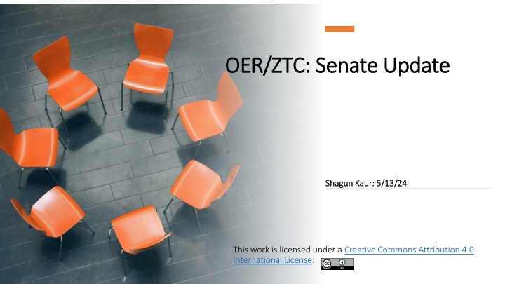 oer ztc senate update oer ztc senate update