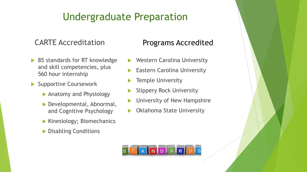 undergraduate preparation 1