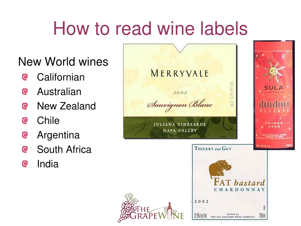 how to read wine labels