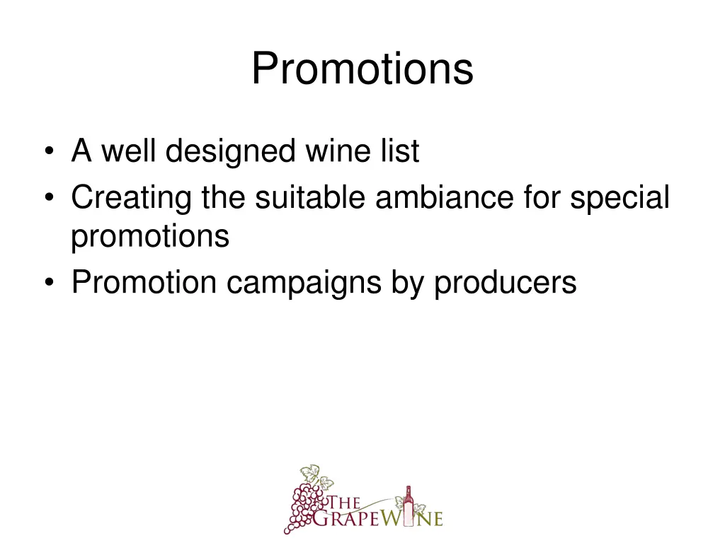 promotions