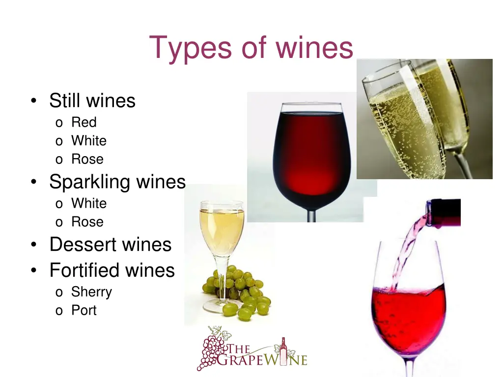 types of wines