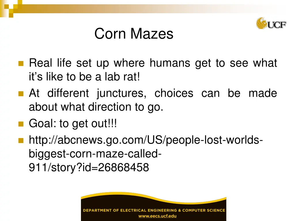 corn mazes