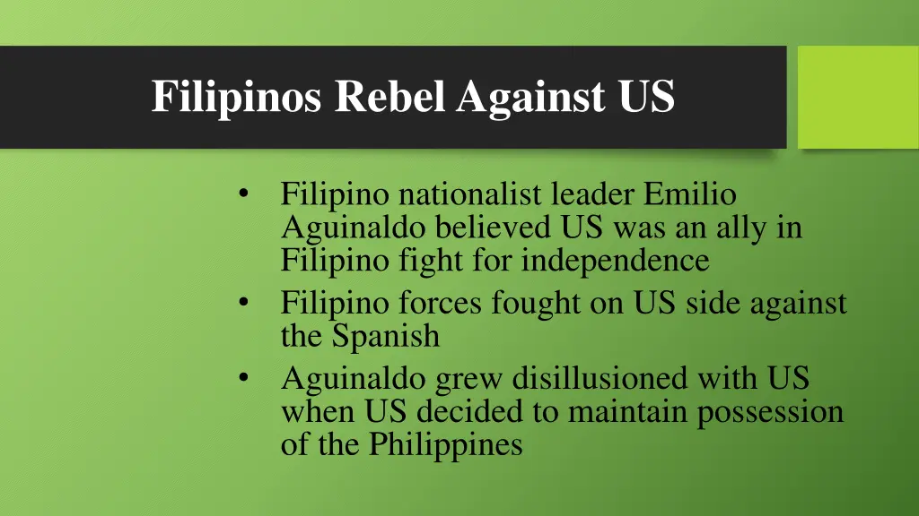 filipinos rebel against us 1