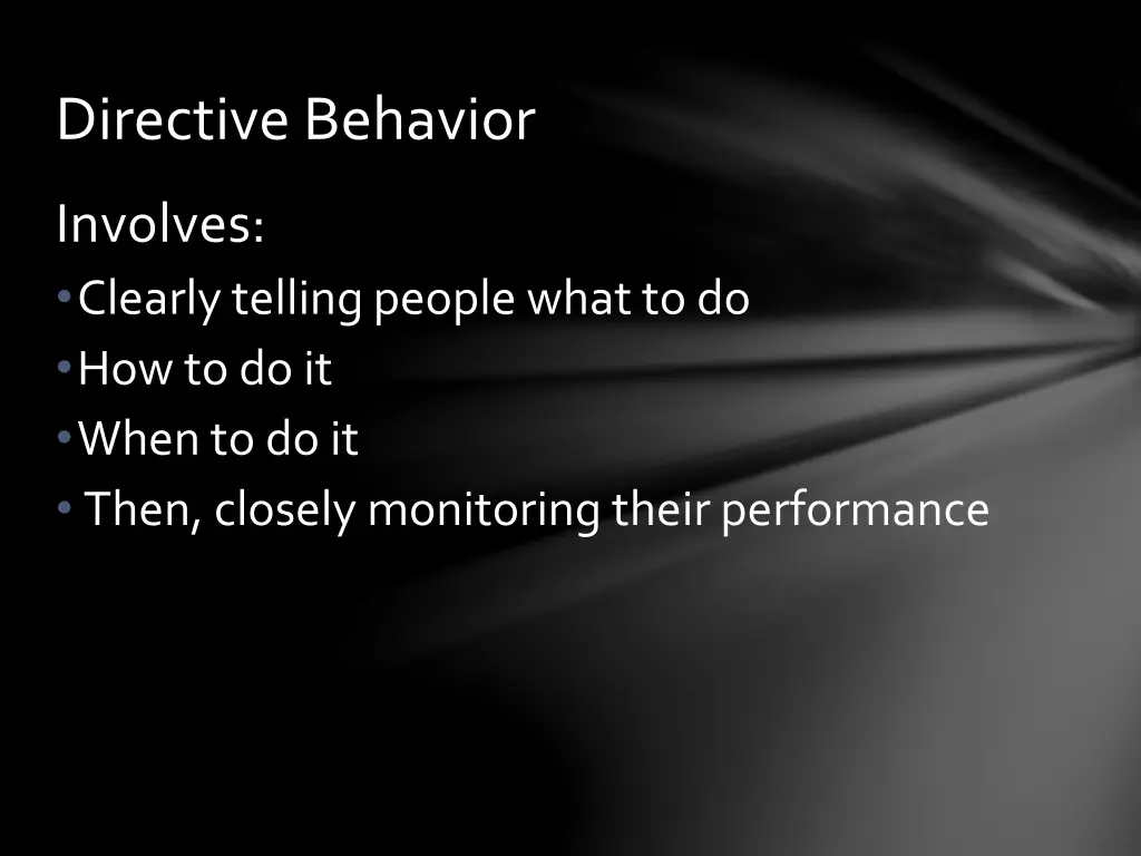 directive behavior