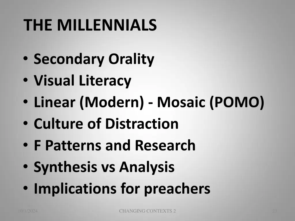 the millennials 3