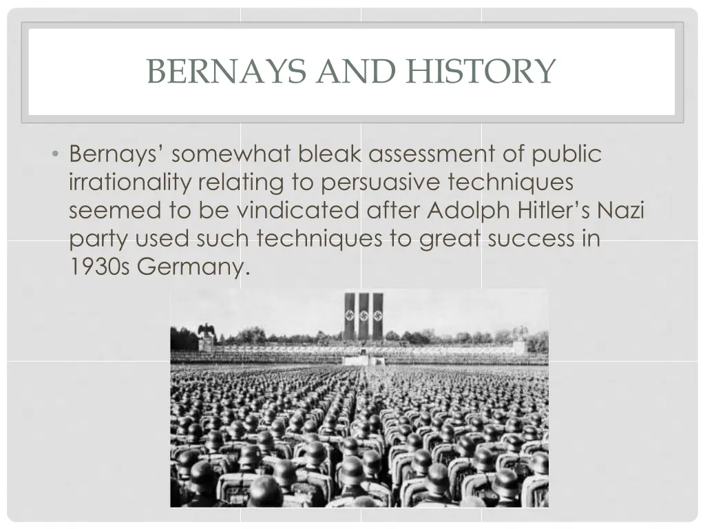 bernays and history