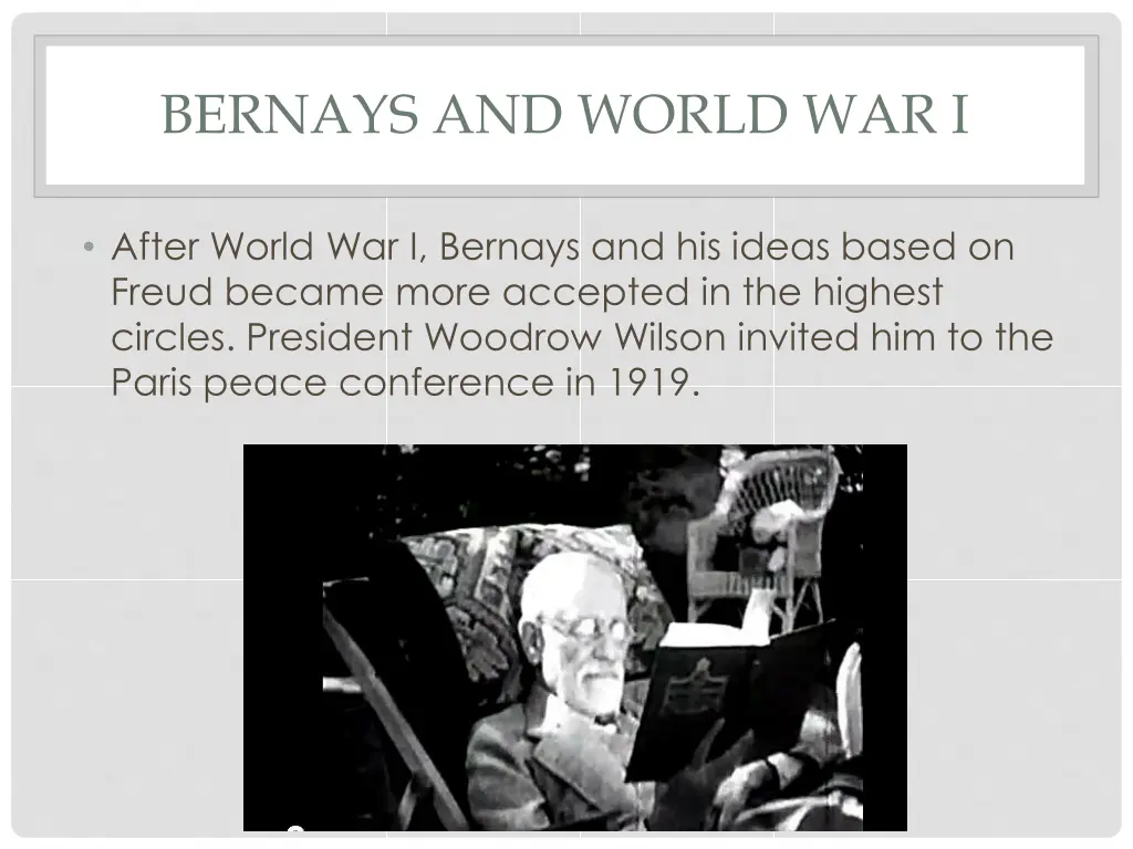 bernays and world war i