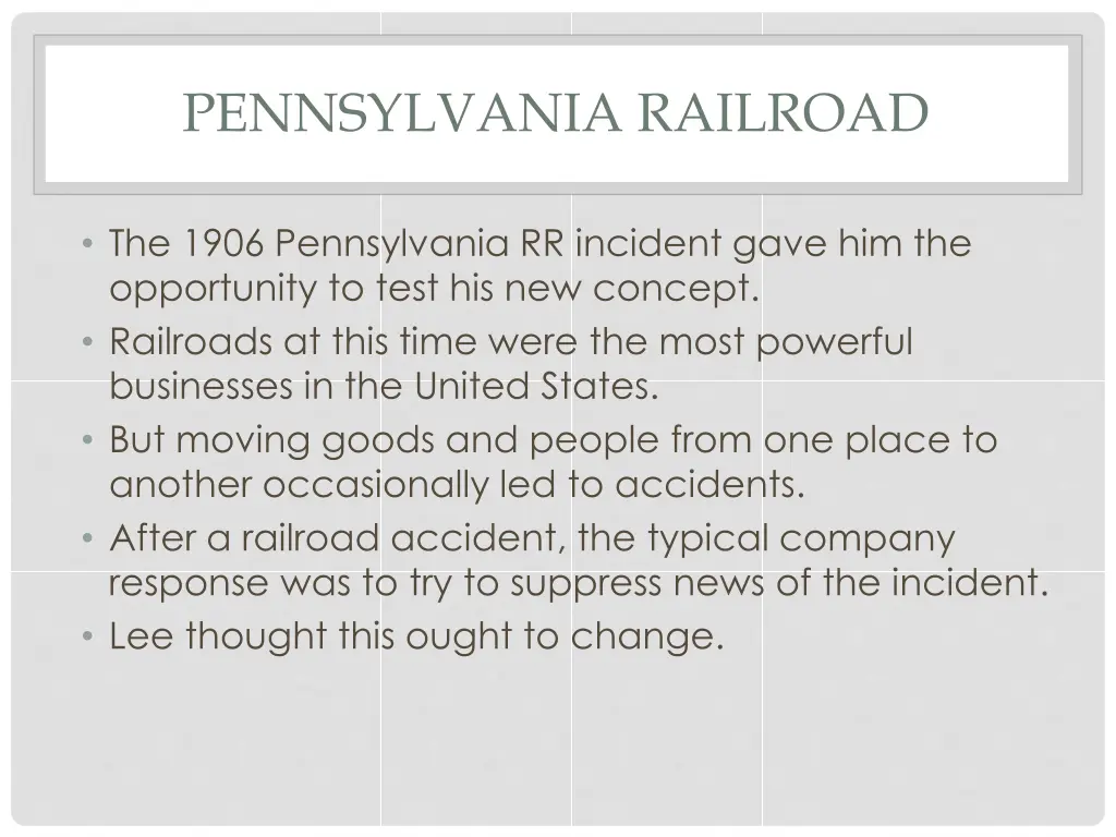 pennsylvania railroad