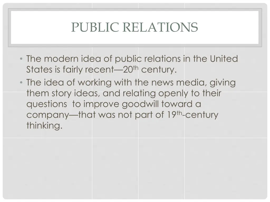 public relations 1