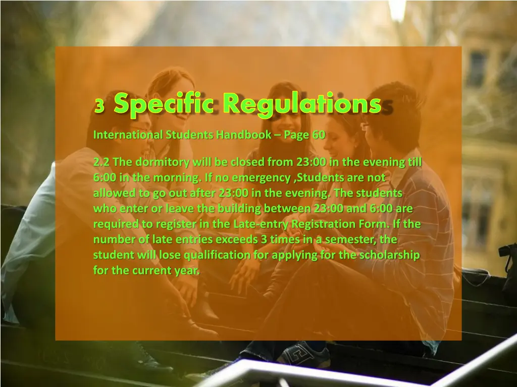 3 specific regulations 2