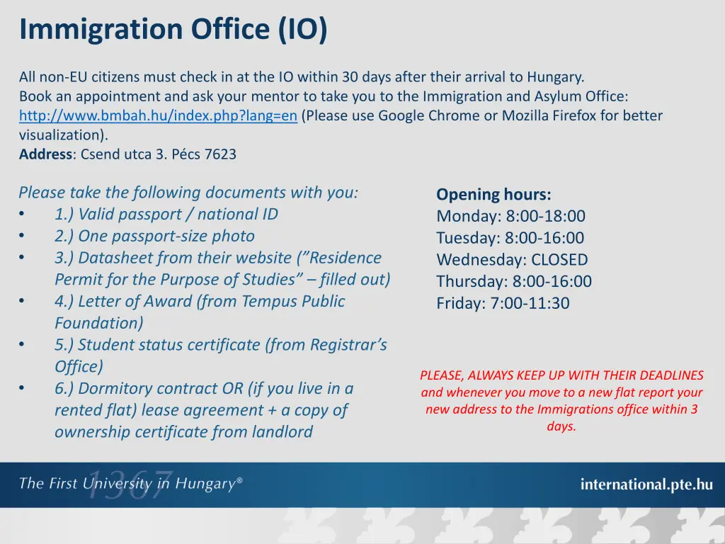 immigration office io