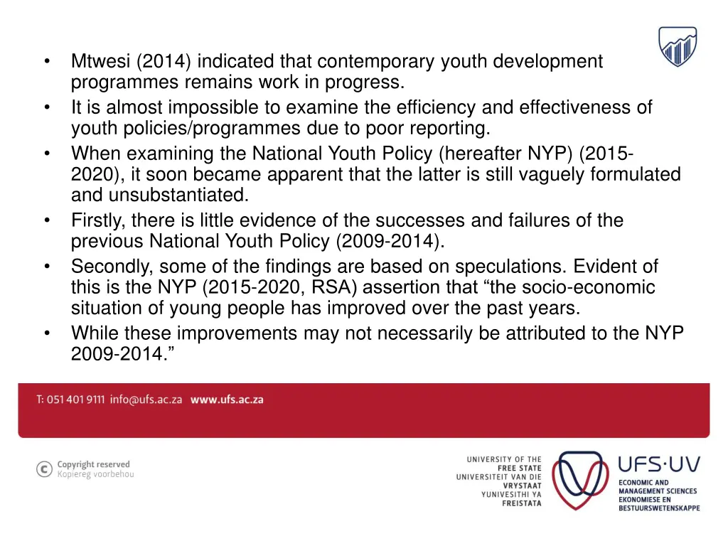 mtwesi 2014 indicated that contemporary youth