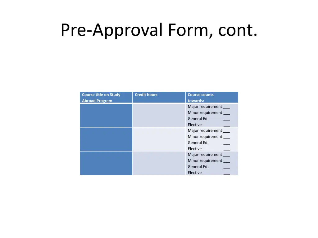 pre approval form cont