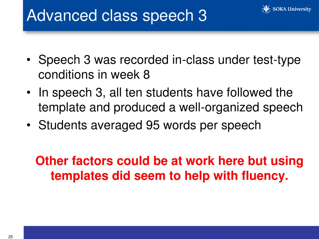 advanced class speech 3