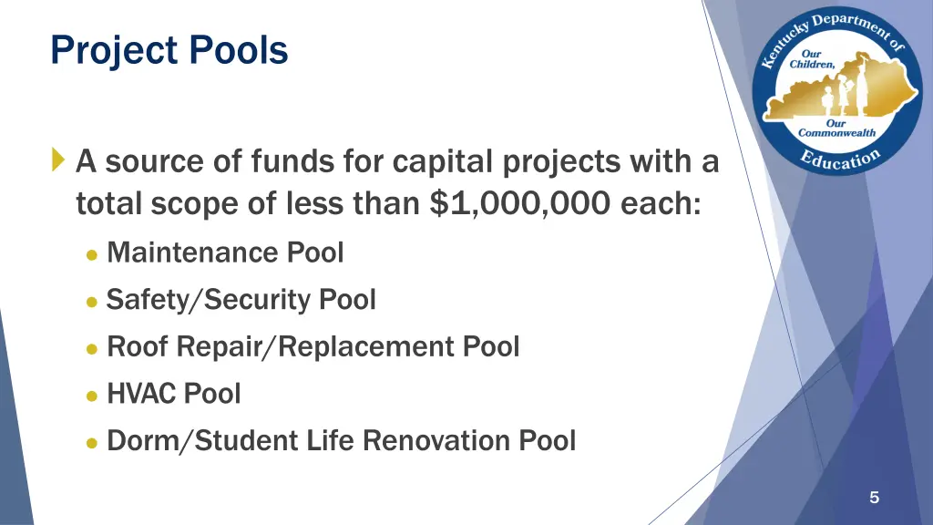 project pools