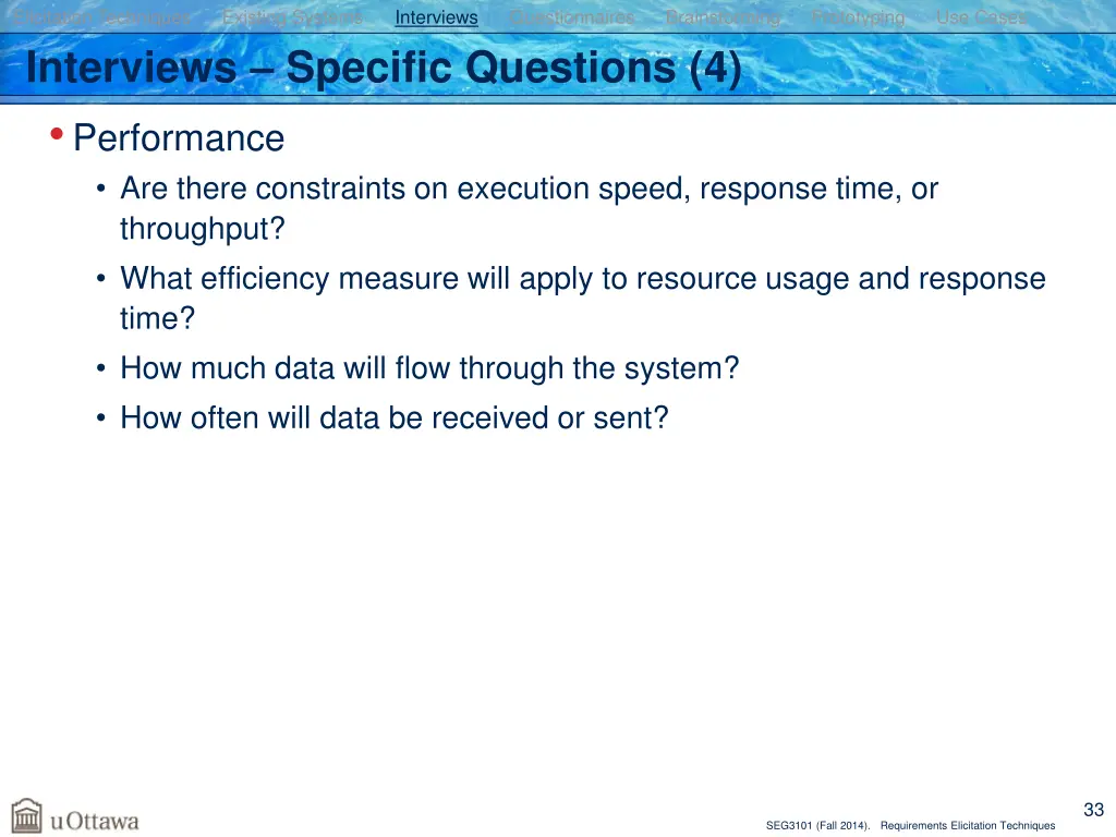 elicitation techniques existing systems 27