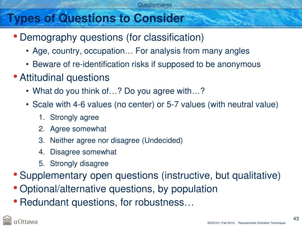 elicitation techniques existing systems 36