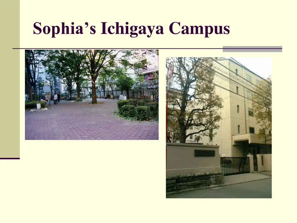 sophia s ichigaya campus