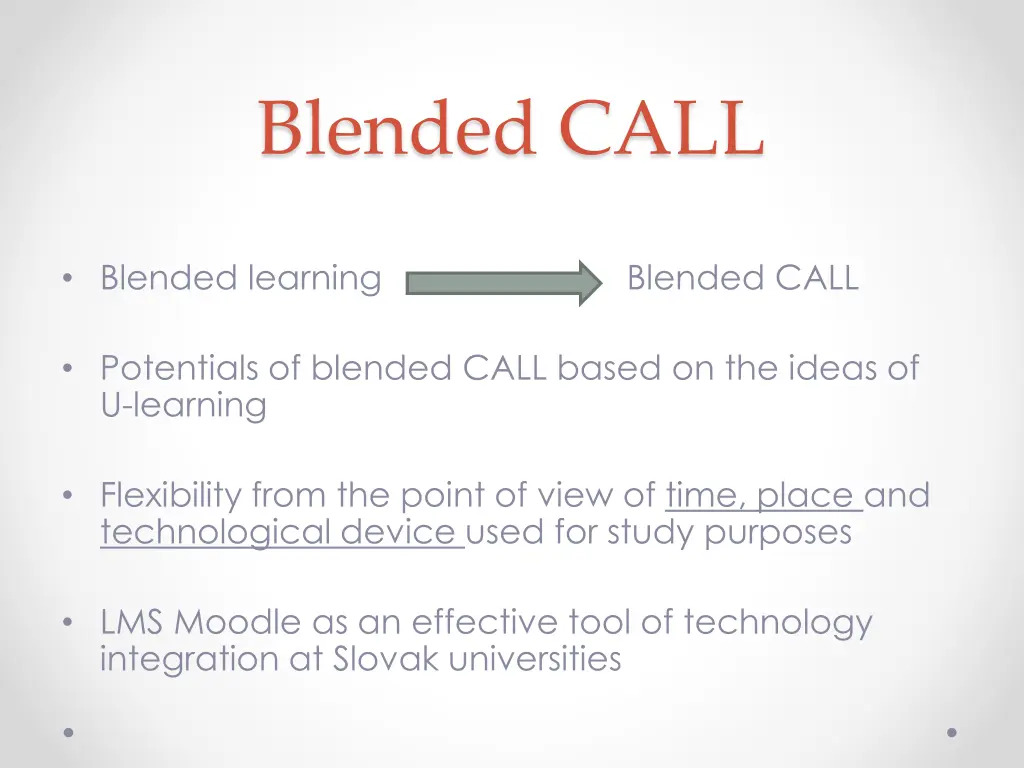 blended call