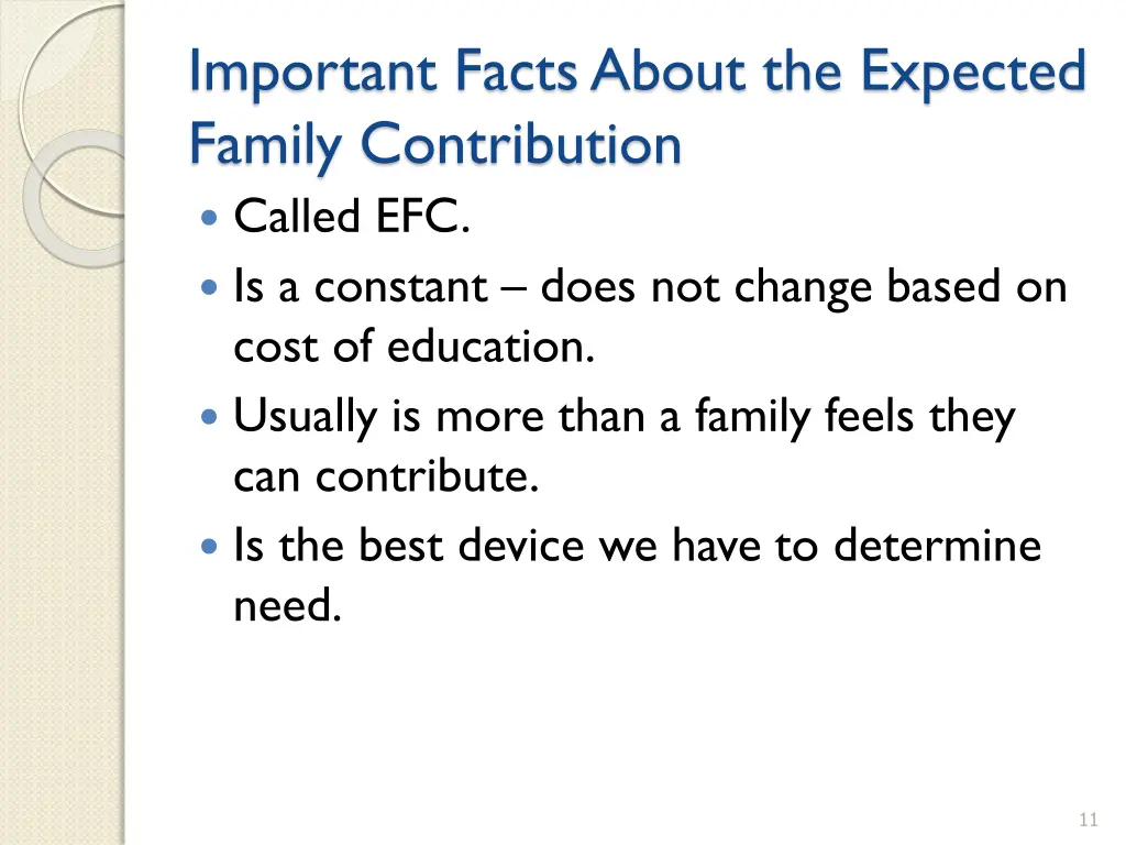 important facts about the expected family