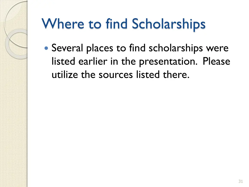 where to find scholarships